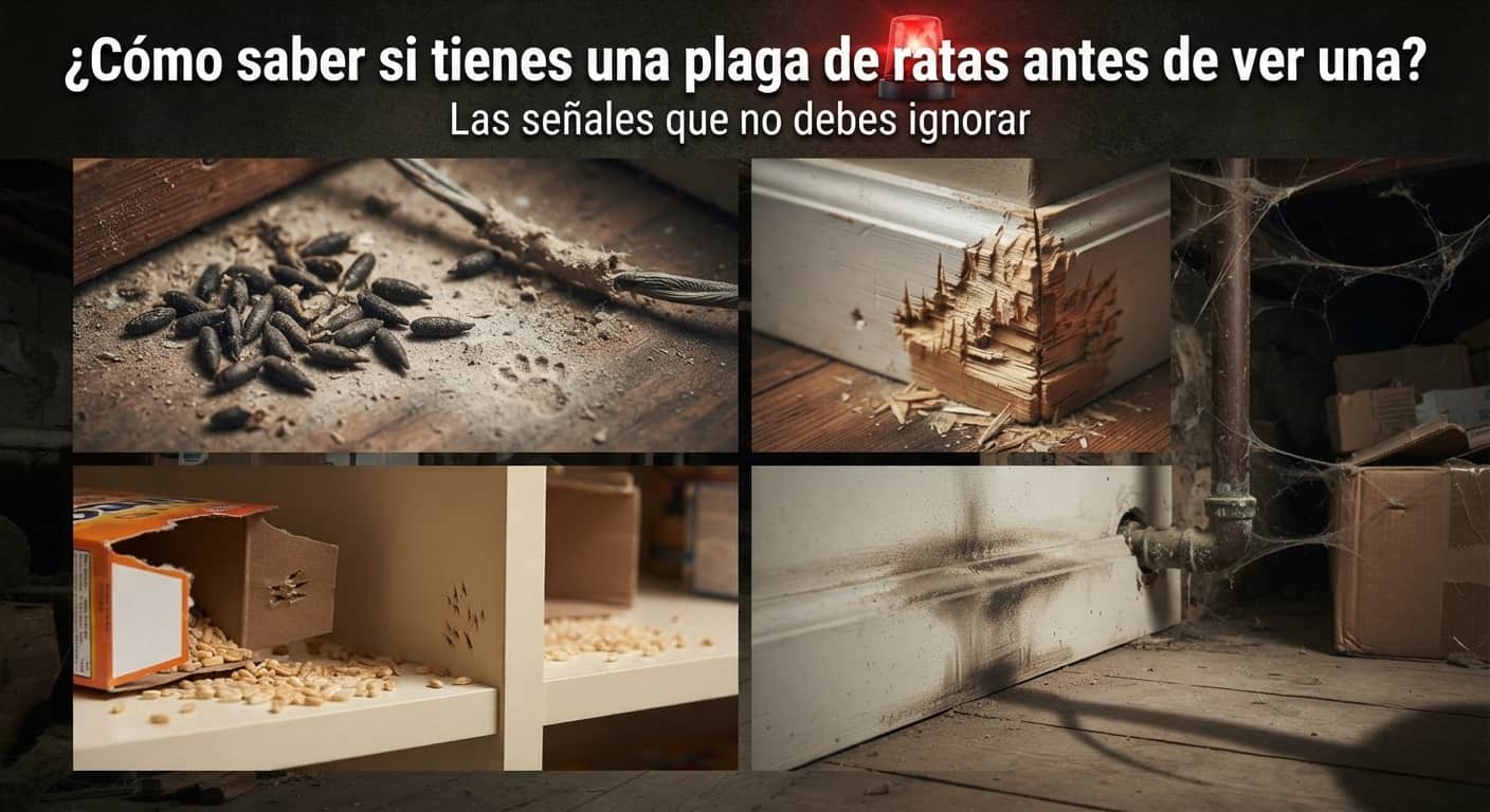 Cómo saber si tienes una plaga de ratas